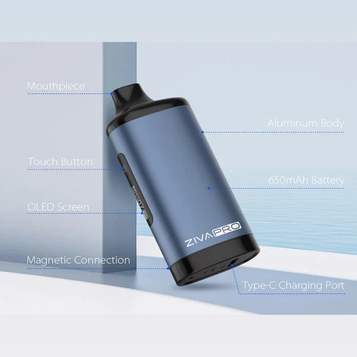 YoCan Ziva Pro Batería para cartuchos 510 discreta - Fritos Club Smoke Shop