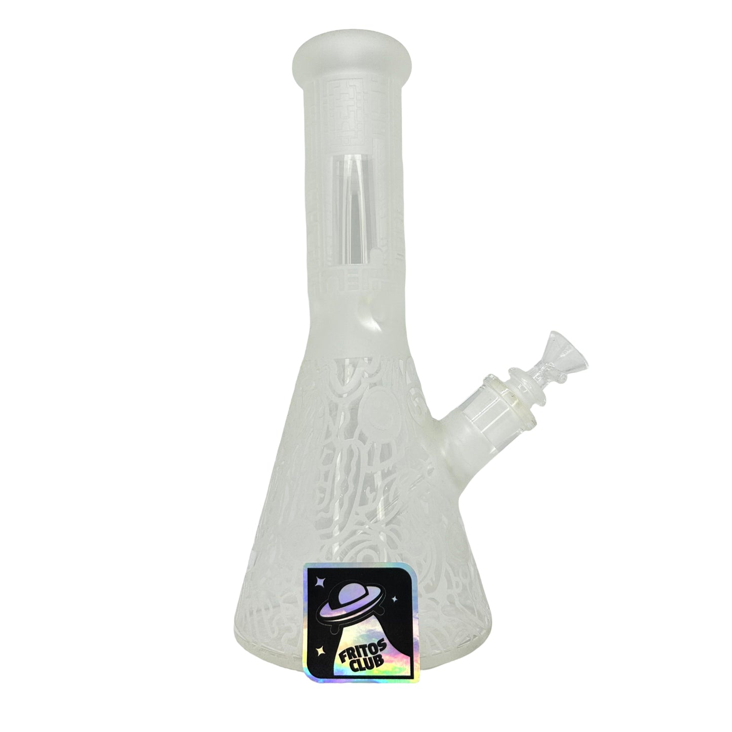 Bong Sandblasted 12" 7 MM - Fritos Club Smoke Shop