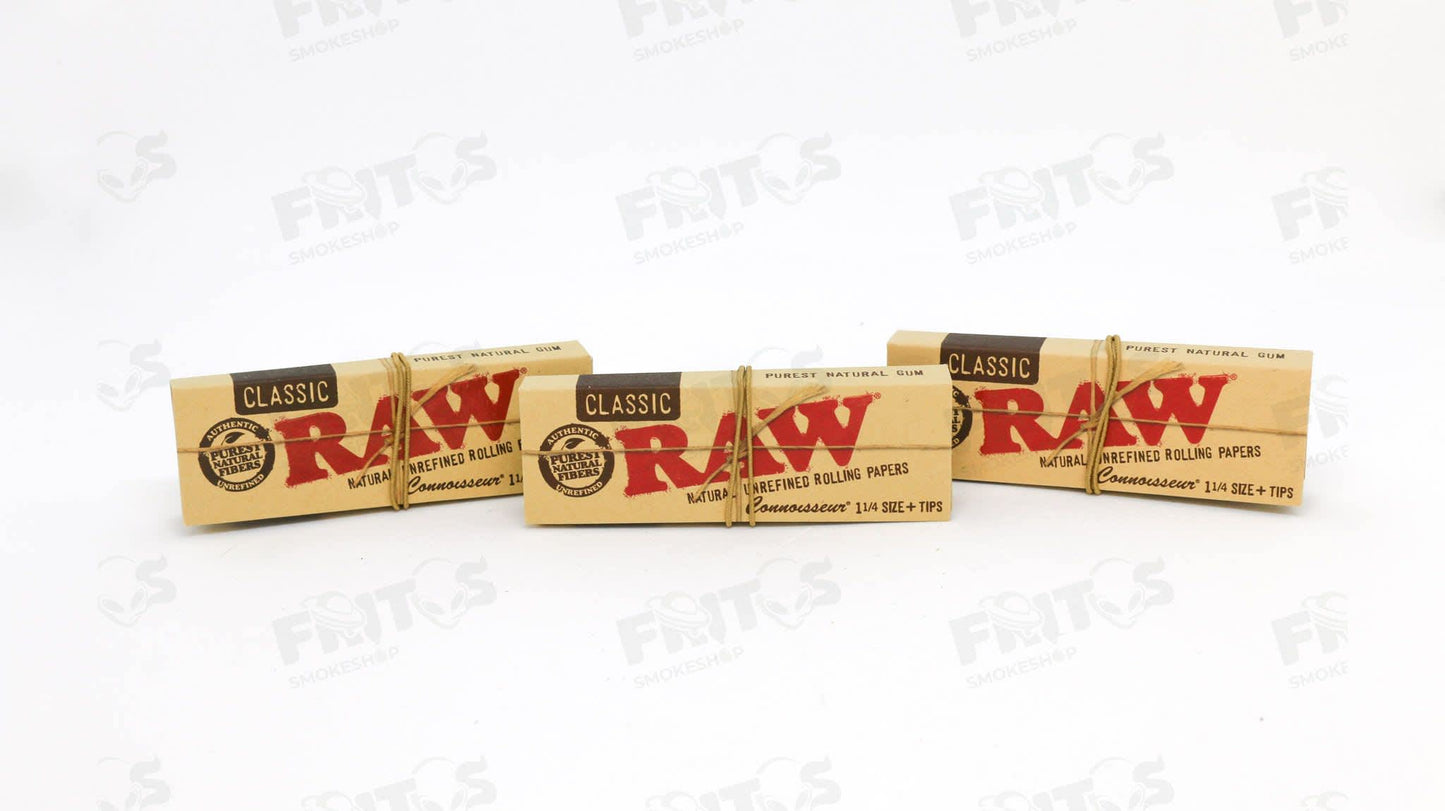 RAW Classic 1/4 50 hojas + Filtros - Fritos Club Smoke Shop