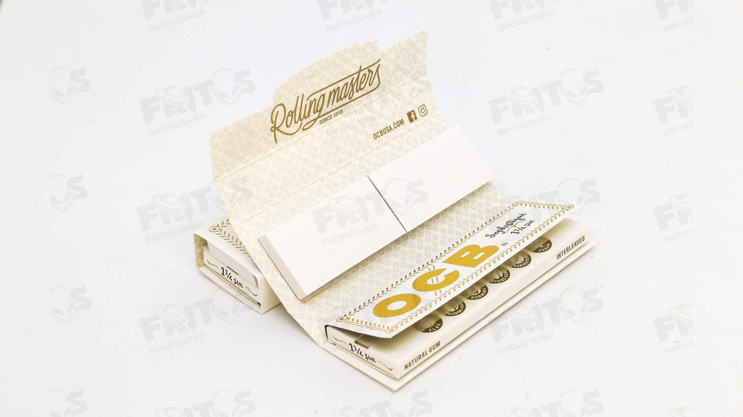 OCB Sophistiqué Blancas 1¼ 50 hojas + Filtros - Fritos Club Smoke Shop