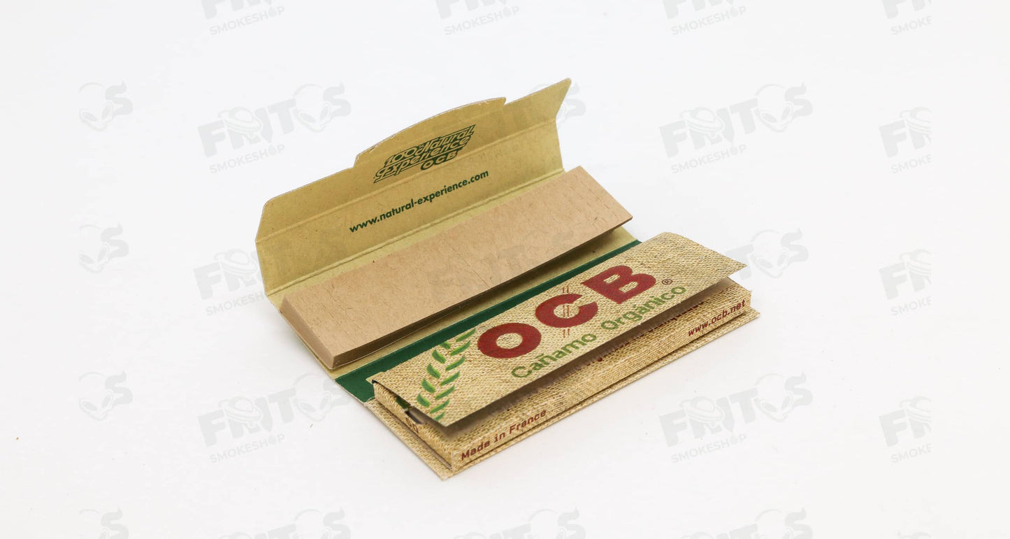 OCB Organic 1¼ 50 hojas + Filtros - Fritos Club Smoke Shop