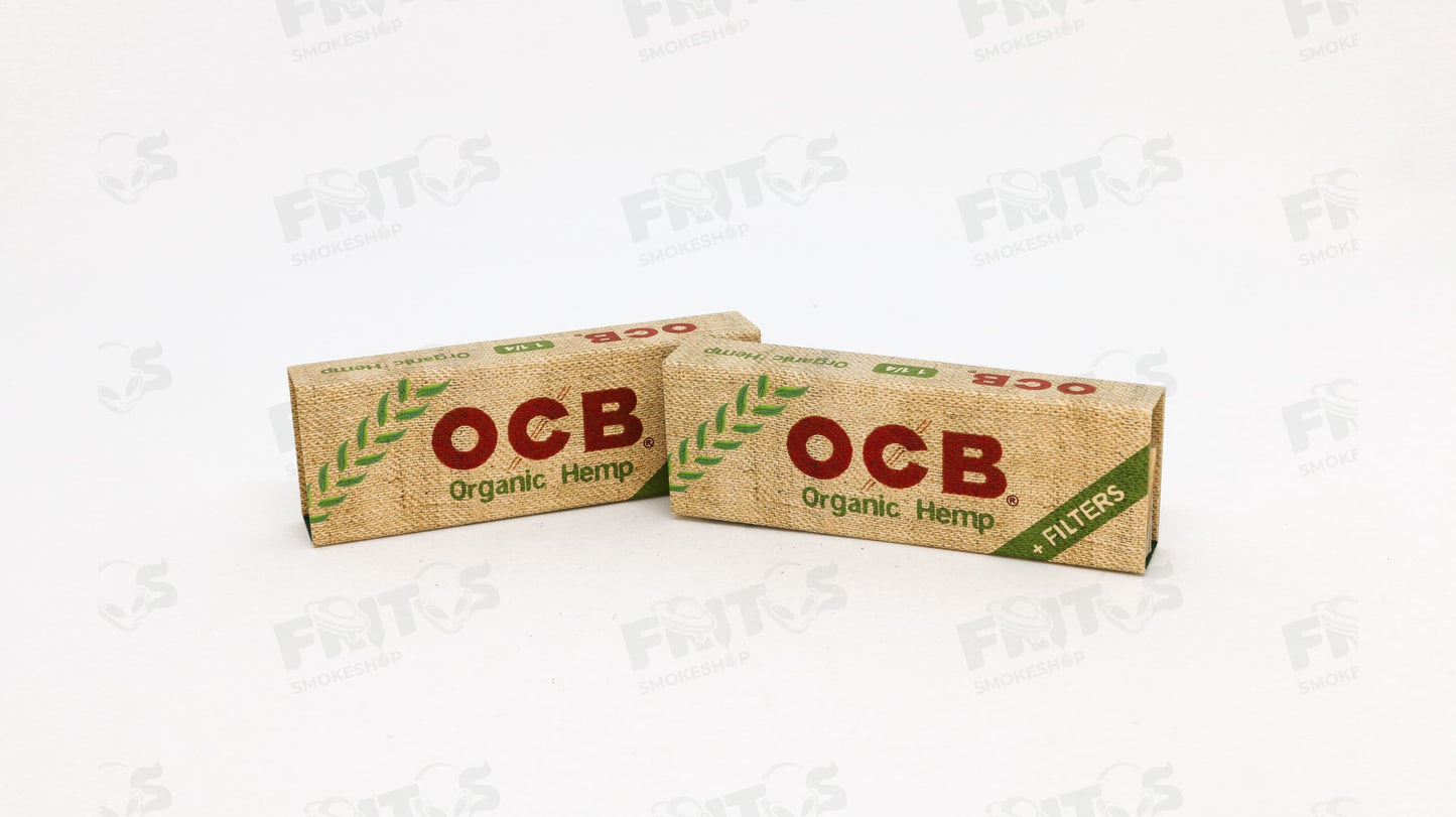 OCB Organic 1¼ 50 hojas + Filtros - Fritos Club Smoke Shop