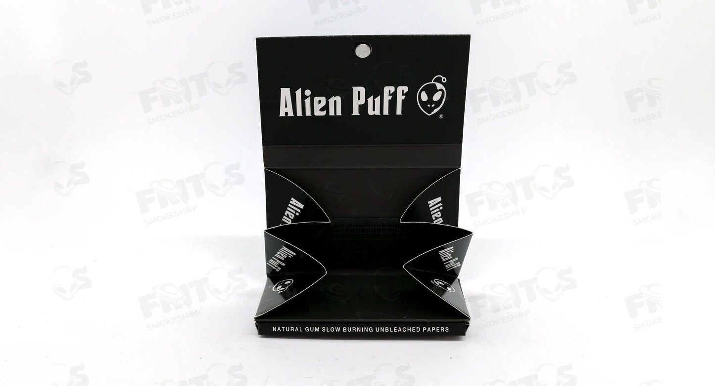 Alien Puff Kit 4 en 1 50 hojas + Grinder + Charola + Filtros 1¼ - Fritos Club Smoke Shop