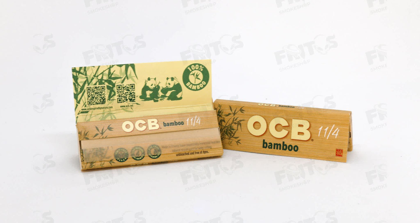 OCB Bamboo 1¼ 50 hojas - Fritos Club Smoke Shop