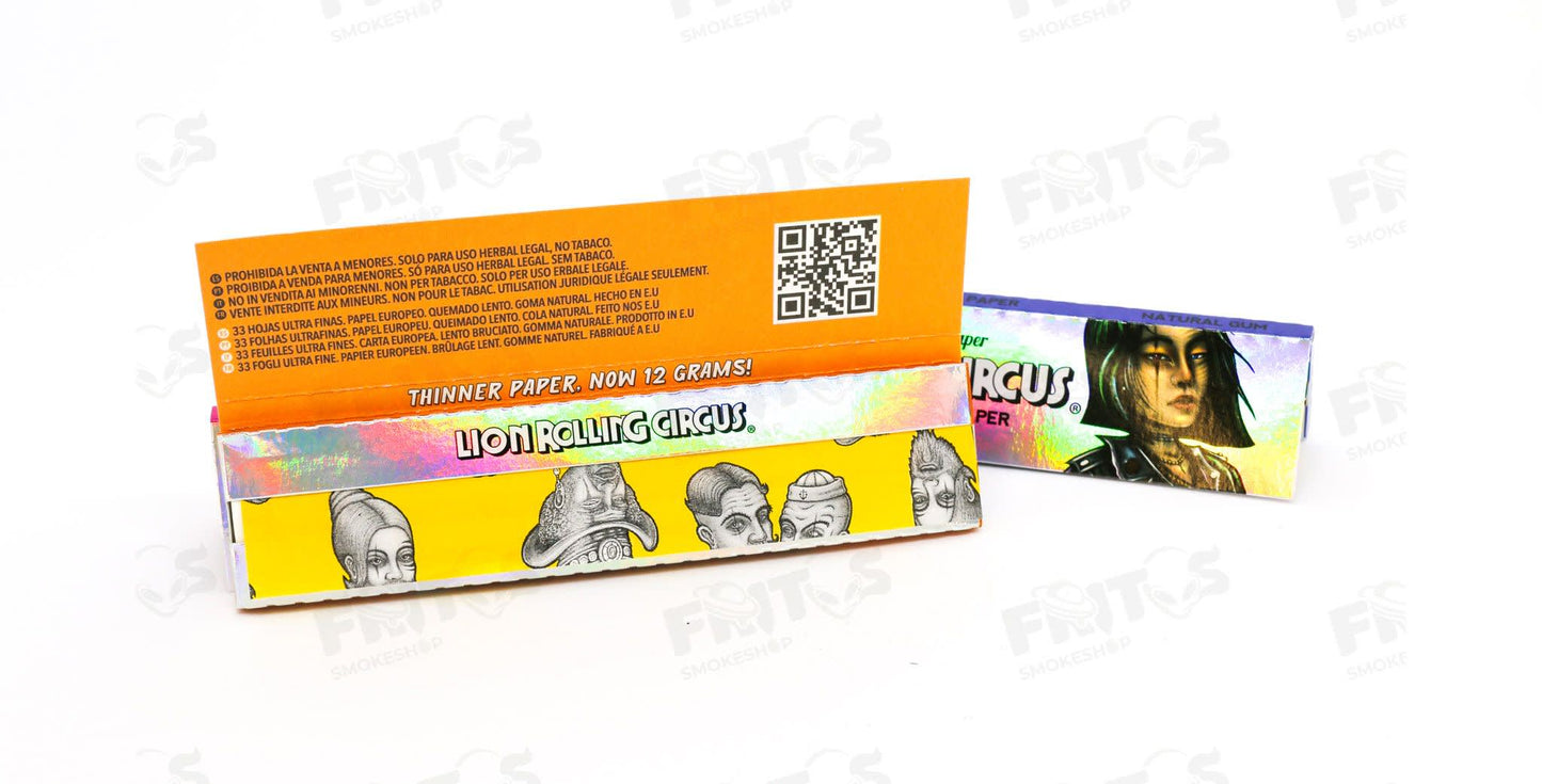 Lion Rolling Circus 1¼ Ultra Thin 50 hojas - Fritos Club Smoke Shop