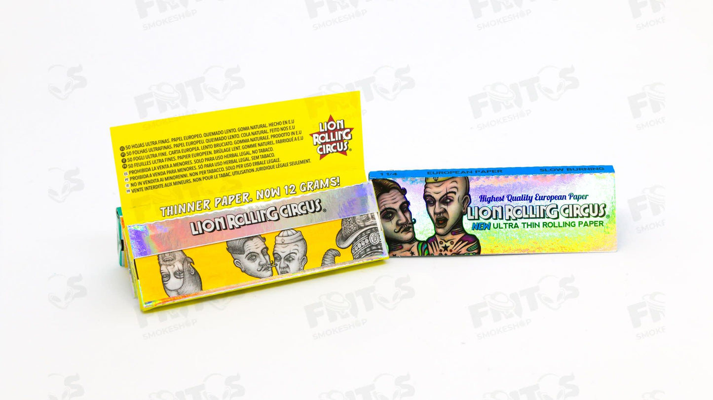 Lion Rolling Circus 1¼ Ultra Thin 50 hojas - Fritos Club Smoke Shop