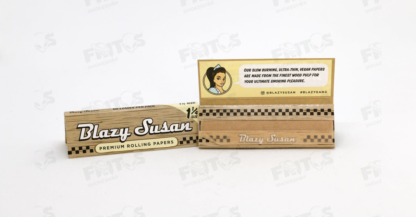 Blazy Susan Unbleached 1¼ 50 hojas - Fritos Club Smoke Shop