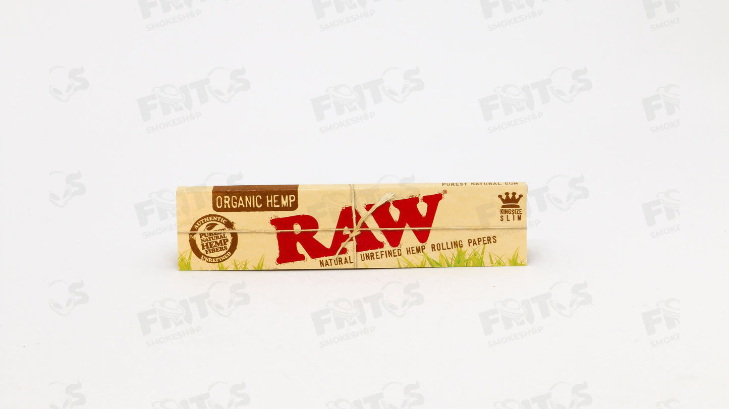 RAW Organic King Size 32 hojas - Fritos Club Smoke Shop