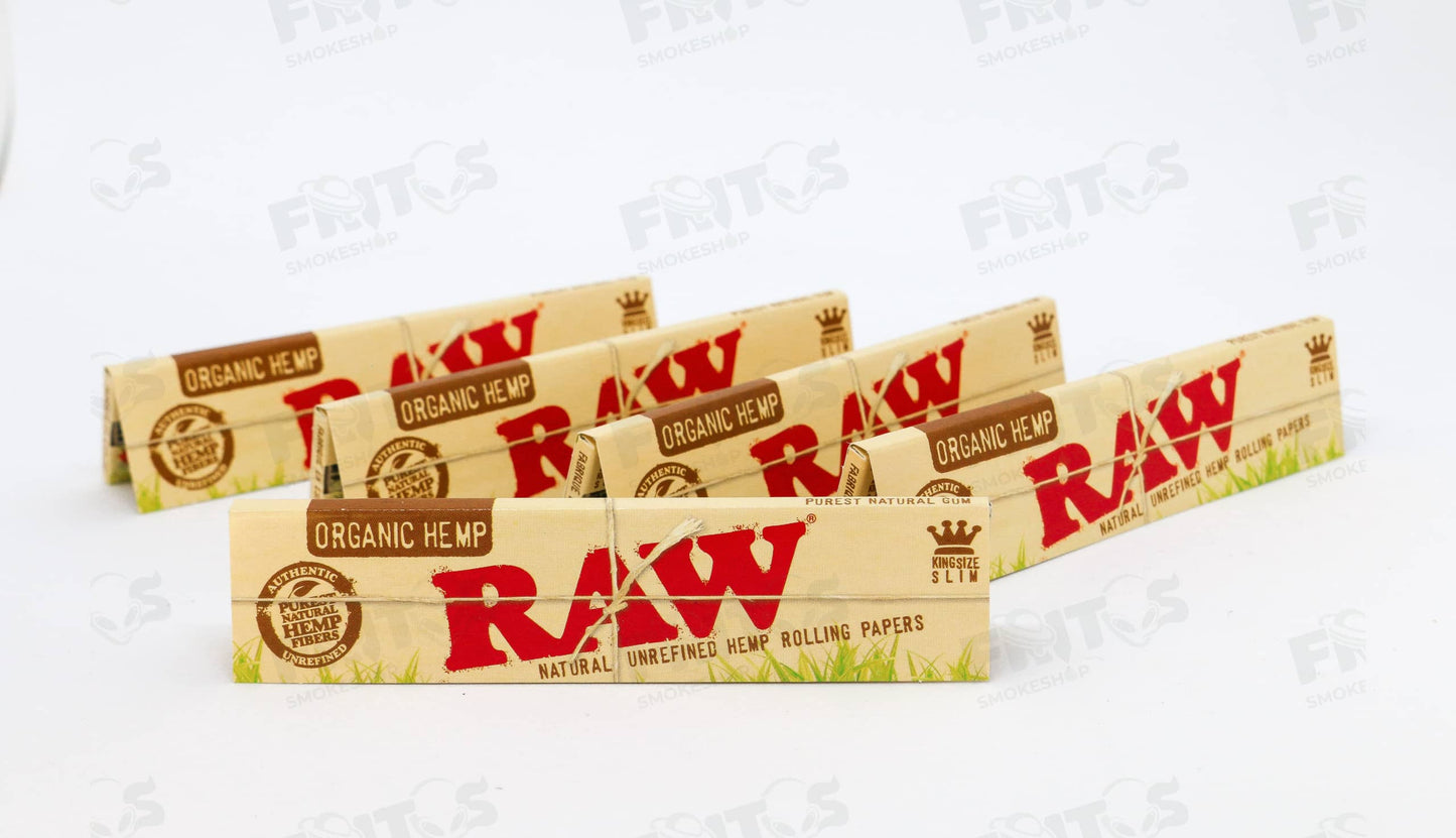 RAW Organic King Size 32 hojas - Fritos Club Smoke Shop
