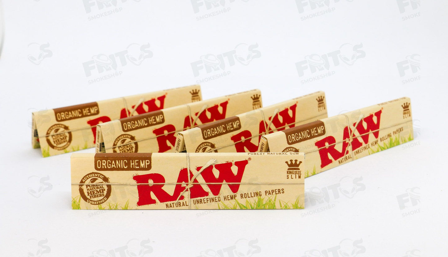 RAW Organic King Size 32 hojas - Fritos Club Smoke Shop