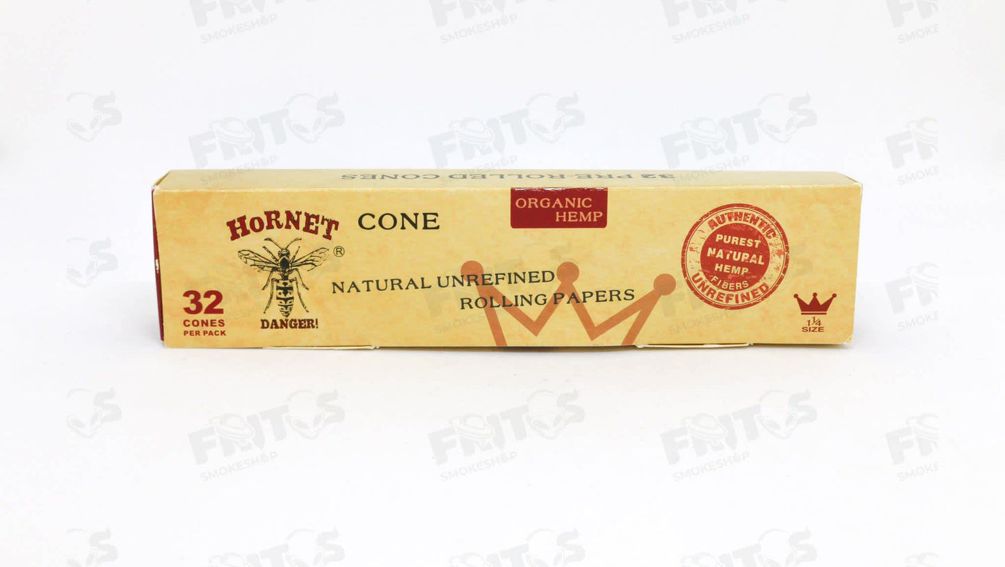 Conos Hornet Organic 1¼ c/32 pzas - Fritos Club Smoke Shop