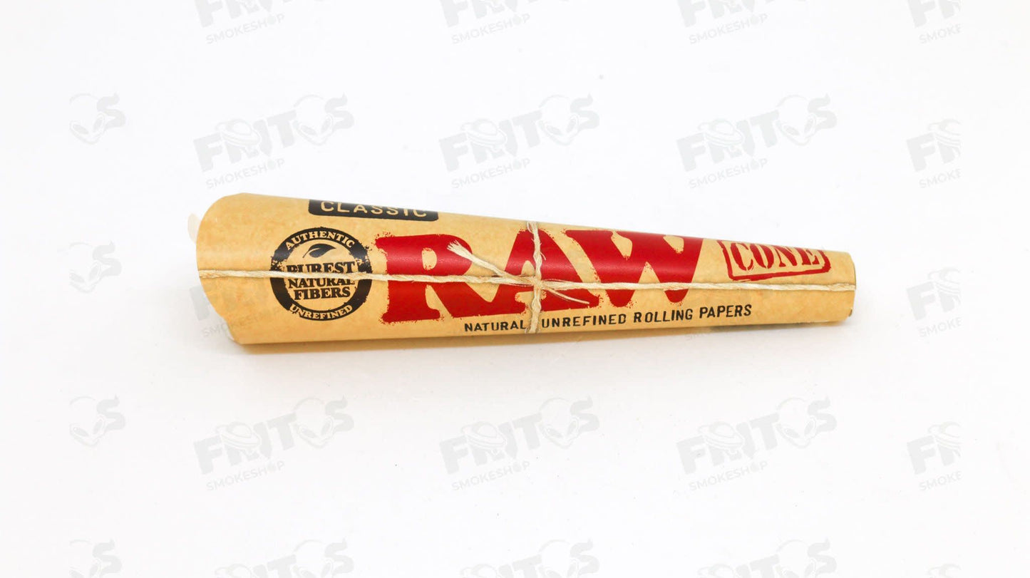 Conos RAW Classic Hemp King Size c/6 pzas - Fritos Club Smoke Shop