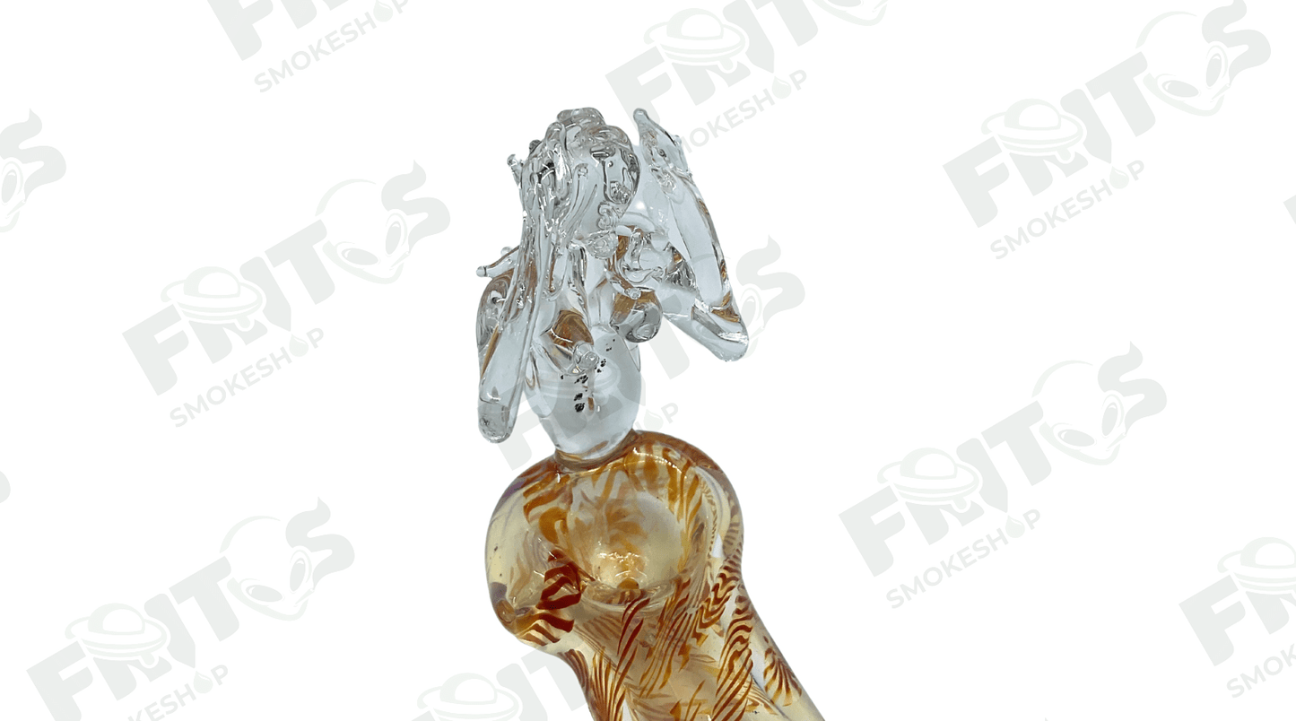Pipa de vidrio artesana Sirena - Fritos Club Smoke Shop
