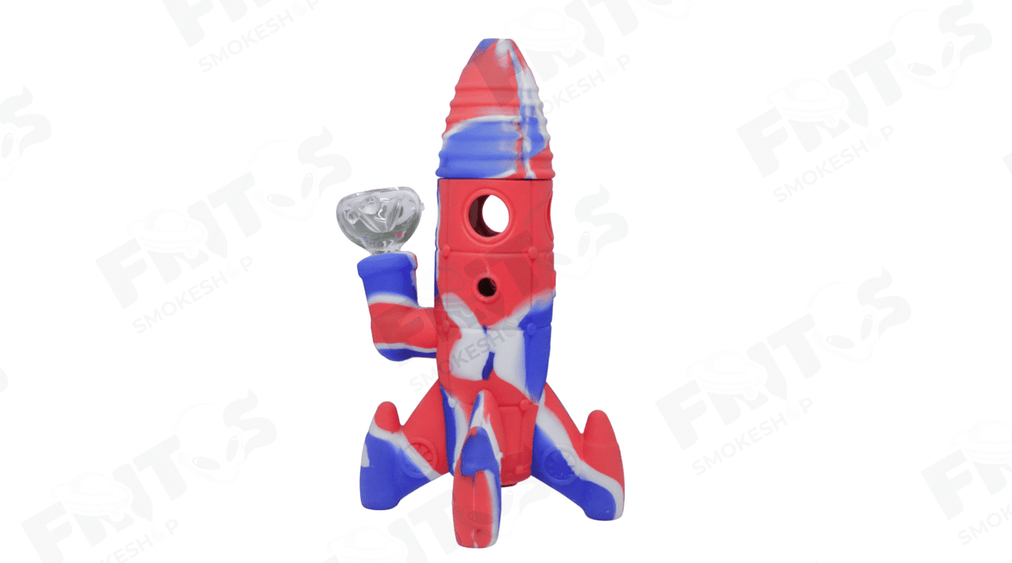 Bong de Silicon Cohete - Fritos Club Smoke Shop