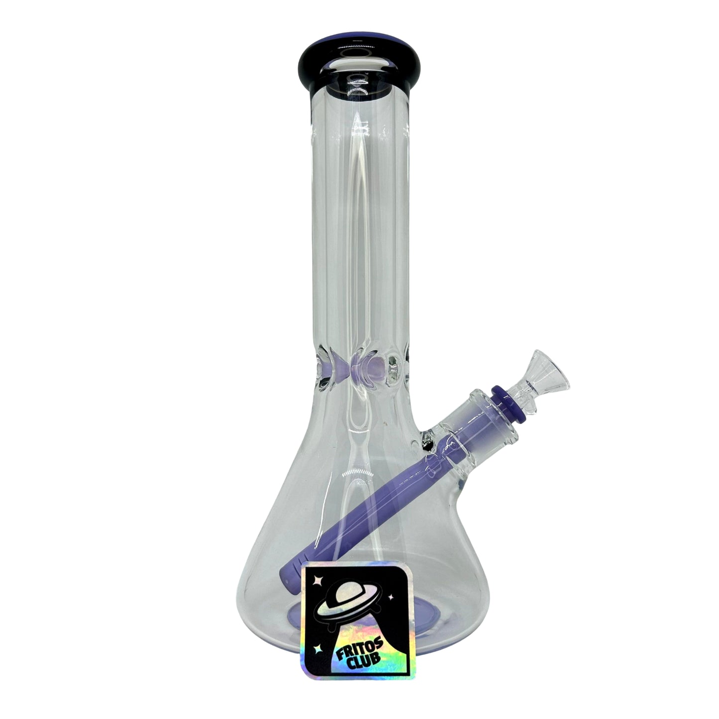 Bong 12" 9MM Liso - Fritos Club Smoke Shop