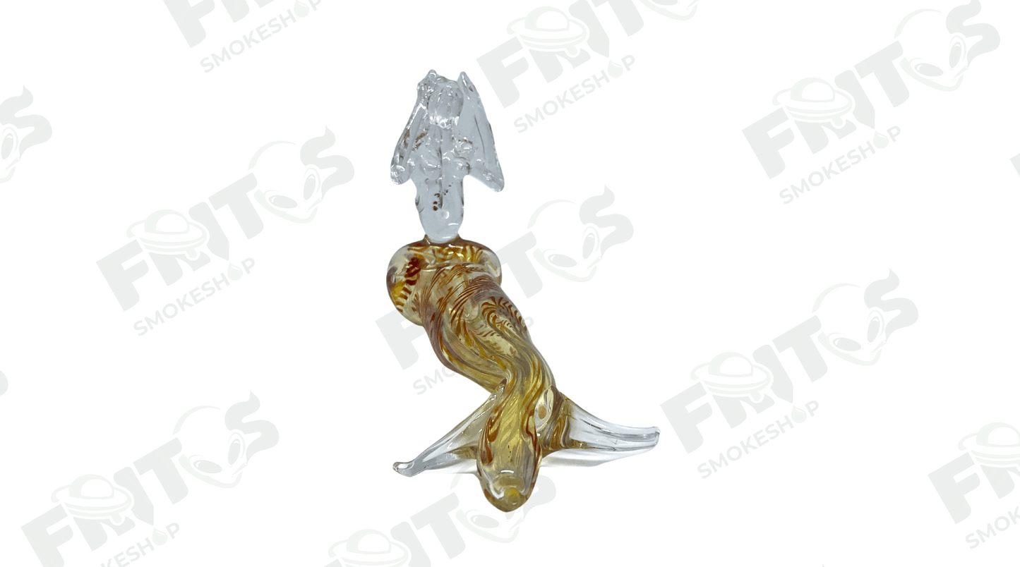 Pipa de vidrio artesana Sirena - Fritos Club Smoke Shop