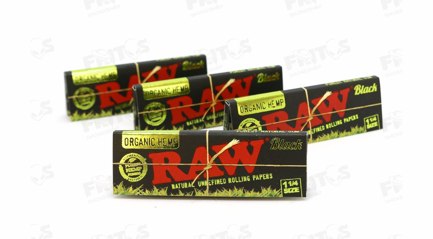 RAW Black Organic 1¼ 50 hojas