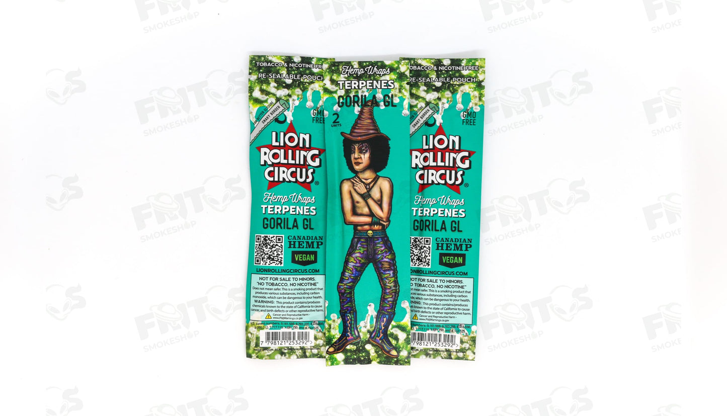 Blunts Lion Rolling Circus Terpenes King Size 2 pack - Fritos Club Smoke Shop