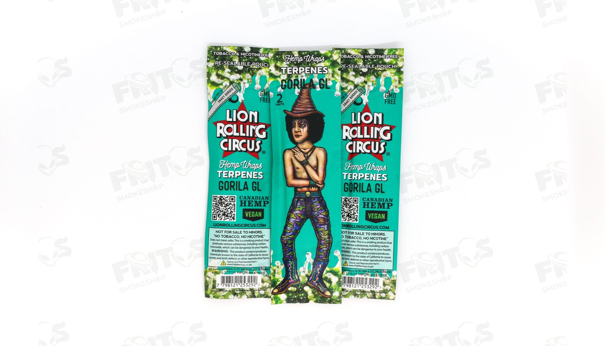 Blunts Lion Rolling Circus Terpenes King Size 2 pack - Fritos Club Smoke Shop