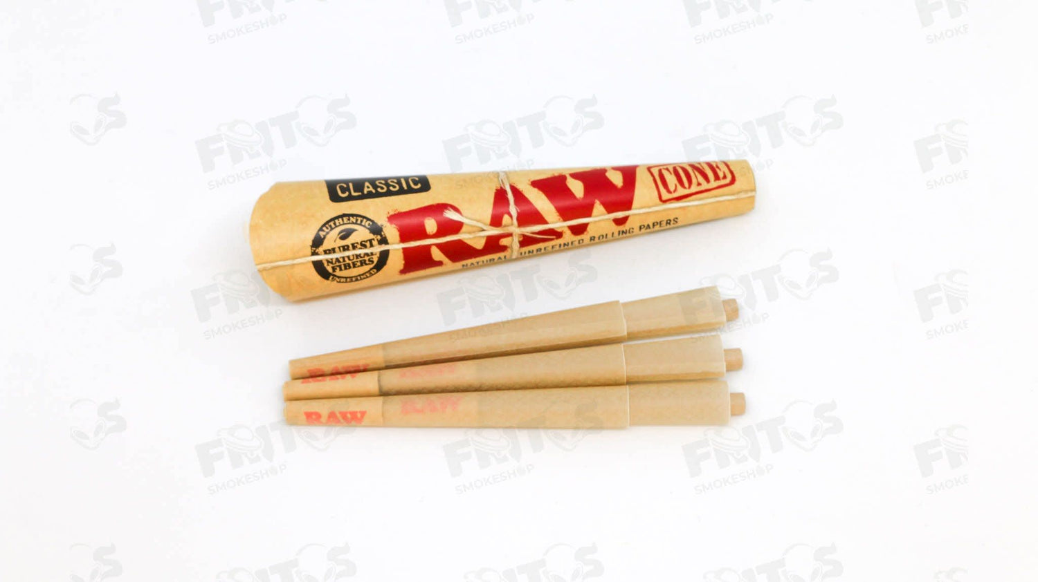 Conos RAW Classic Hemp King Size c/6 pzas - Fritos Club Smoke Shop