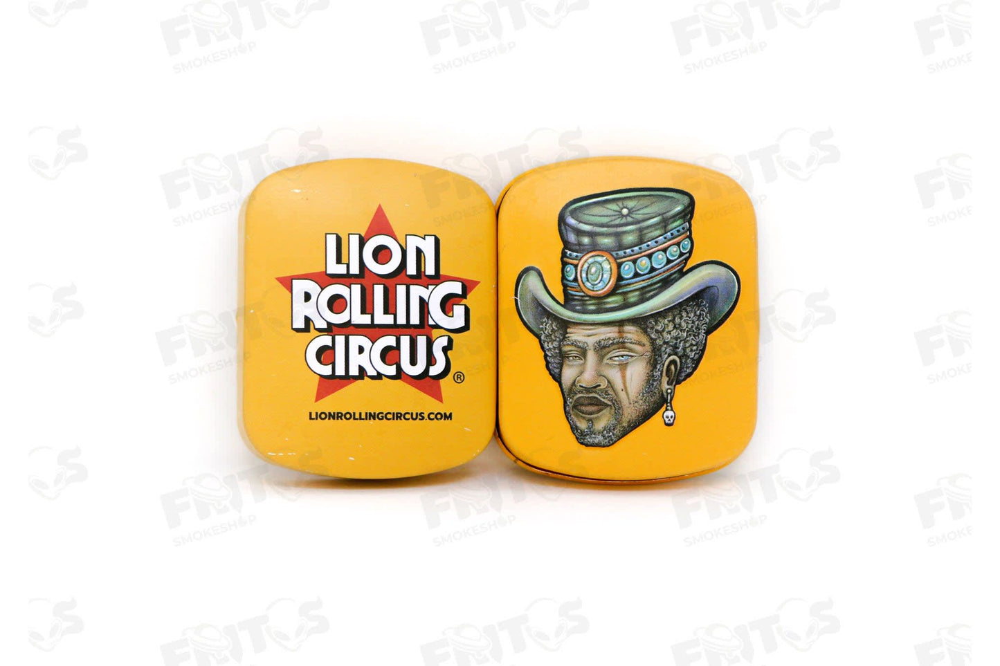 Contenedor Tin Box Lion Rolling Circus